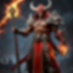 Mystical Wizard casting powerful spells in Diablo 3