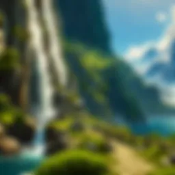 A breathtaking landscape of Azeroth showcasing diverse terrains.
