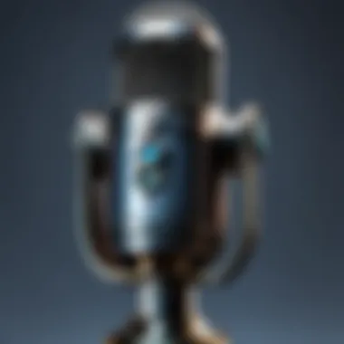 Future of Microphone Technology Future advancements in microphone technology illustration