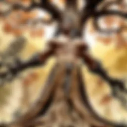 A mystical grove representing Treeincarnation