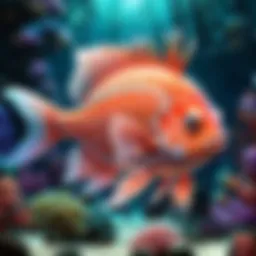Luminous Coral Fish