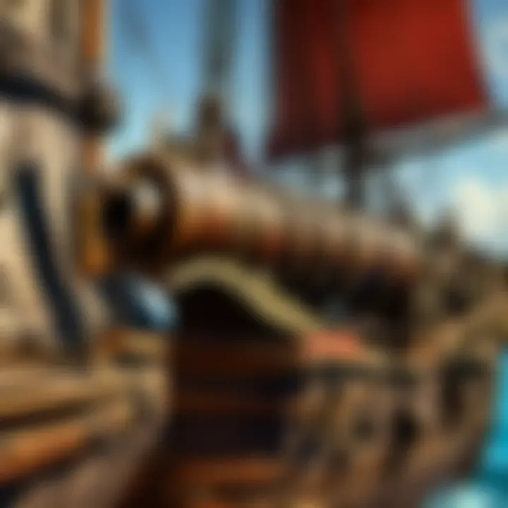 Detailed Galleon Cannon Artistry