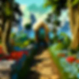 Mystical Garden Pathway