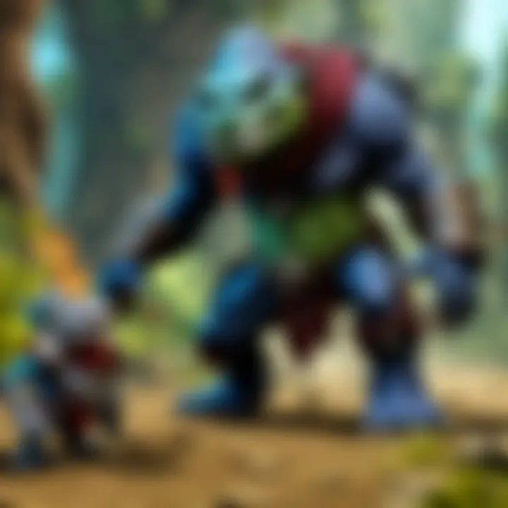 Sylvanas Windrunner facing off against a group of gnome crocs