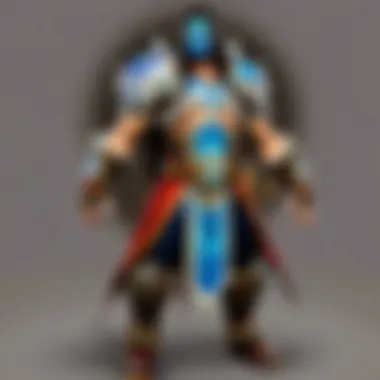 Mage's Unique Harness Outfit A mage adorned in a unique harness outfit, blending functionality with magical aesthetics.