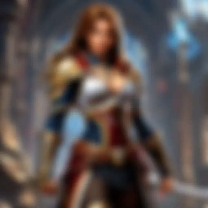 Hermione Granger in battle attire during the Battle of Hogwarts