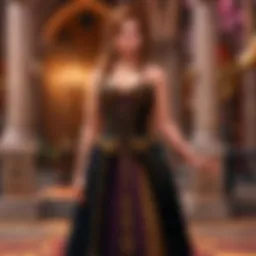 Hermione Granger wearing Yule Ball gown