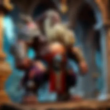 Courage in the Face of Mystery Heroic Adventurer Confronting Bubbe Truble