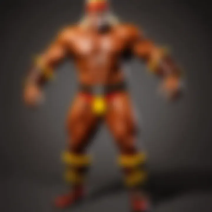 Legendary Hulk Hogan outfit displayed in a museum