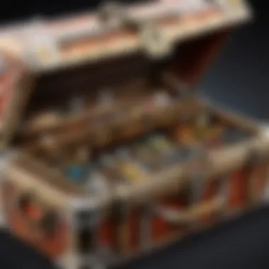 Detailed Craftsmanship of the Motherlode Tackle Box Intricate Design Details of Motherlode Tackle Box