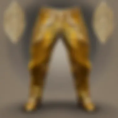 Intricate Design of Gold Label Pants