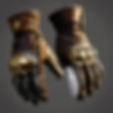 Journeyman Gloves in Action: Enhancing Gameplay Experience Gameplay scene showcasing a character wearing Journeyman Gloves