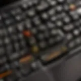 Laptop-style keyboard with sleek design