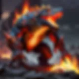 Molten Fury - Lava Croc Breathing Fire