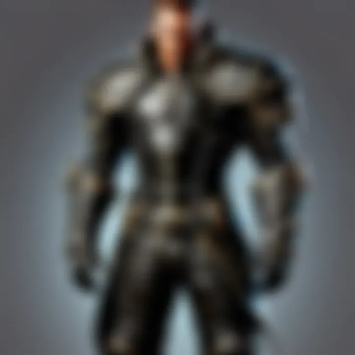 A detailed view of various leather outfit types and their attributes
