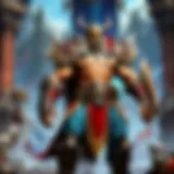 A dramatic battlefield scene showcasing the clash of powerful factions in Azeroth.