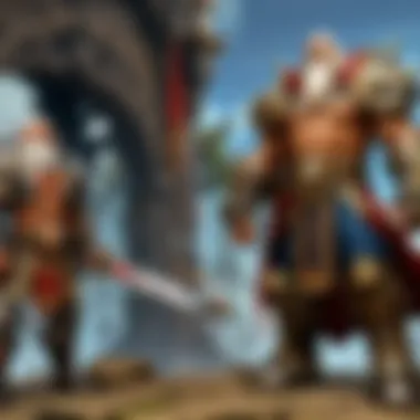 An intricate map highlighting the strategic territories controlled by various lords in Warcraft.