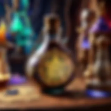 Magical Essence Brewing in Alchemist Flask