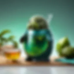 The Manatea tea infuser showcasing its innovative design