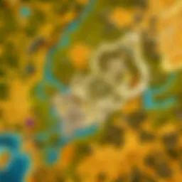 A detailed map showcasing optimal gold farming locations in The Burning Crusade