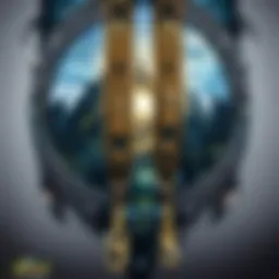 Ornate World of Warcraft Lanyard Design