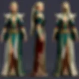 Elegant Elven Moon Robes