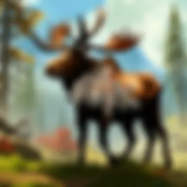 Digital Wildlife Wandering Virtual Reality Wildlife