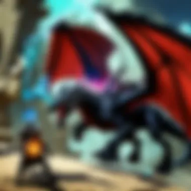 Mystical Black Dragon in WoW Raid