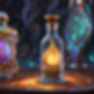 Mystical Elixir Essence in Glass Flask