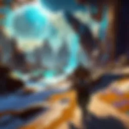 Mystical Time Rift shimmering with arcane energy