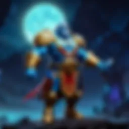 Enigmatic silhouette of Ol' McDonald on a moonlit night