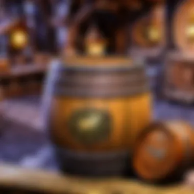 Pony Keg in Dwarven Tavern Ambiance