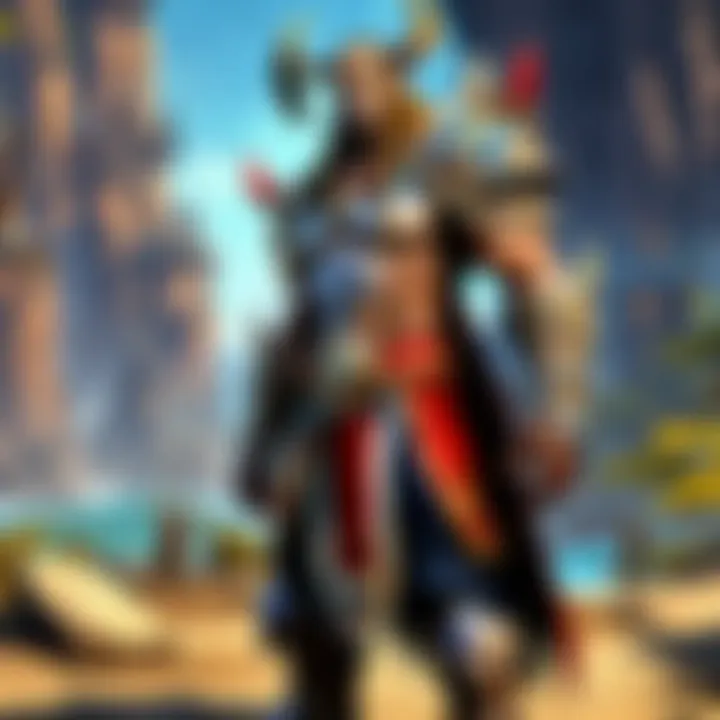 A character exploring a rich storyline through quests