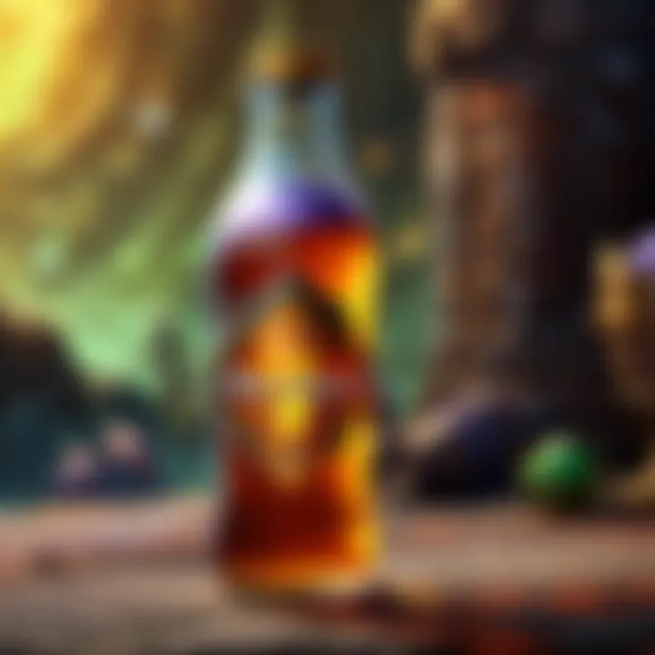 Ethereal Elixir in a Mysterious Bottle