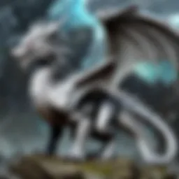 Mystical Silver Dragon in World of Warcraft
