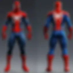Spiderman Outfit Evolution