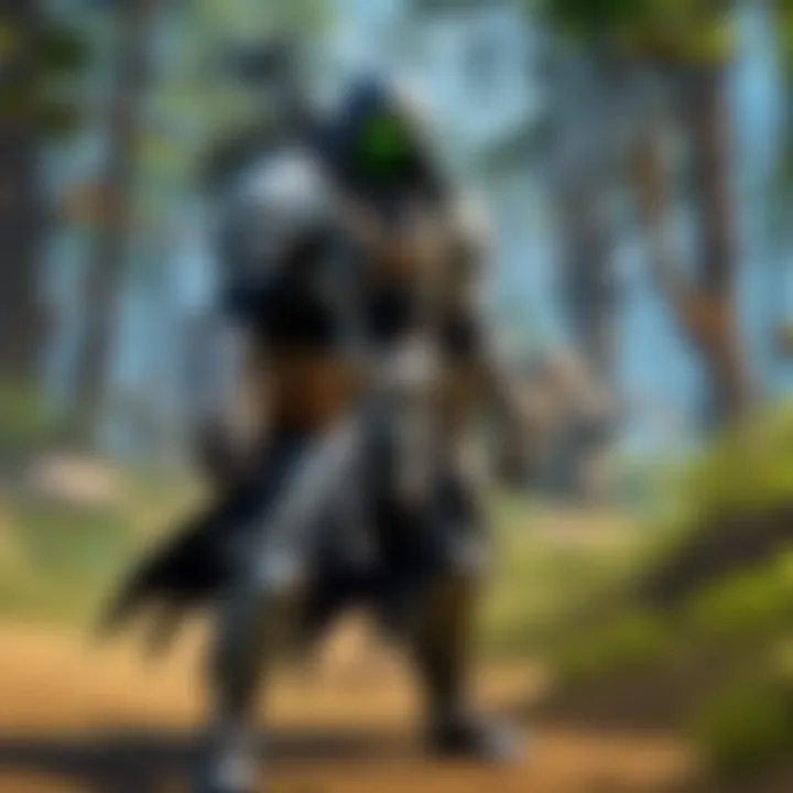 A Stealth Hunter engaging in a PvP battle, showcasing strategy and precision.