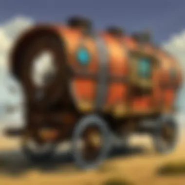 Ingenious Design of a Steampunk Caravan Wagon Steampunk Inspired Caravan Wagon