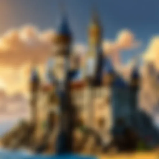 Artistic Representation of Stormwind Lego Castle