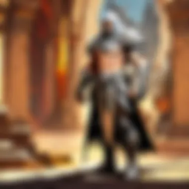 Illustration showing a character in World of Warcraft facing a pivotal choice