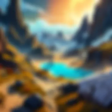 Enchanted landscape of a new realm