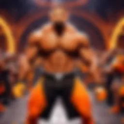 Dynamic workout environment at an Orange Theory studio, showcasing vibrant energy and community.