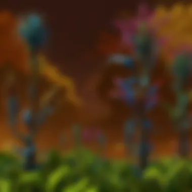 Varieties of Crops An illustration of various types of crops available in World of Warcraft, highlighting their unique attributes.