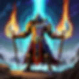 The Primus Mantle glowing with ethereal energy.