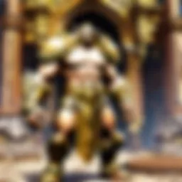 Conceptual illustration of trading gold in World of Warcraft