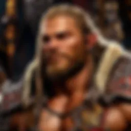 Travis Fimmel in character immersed in a complex scene