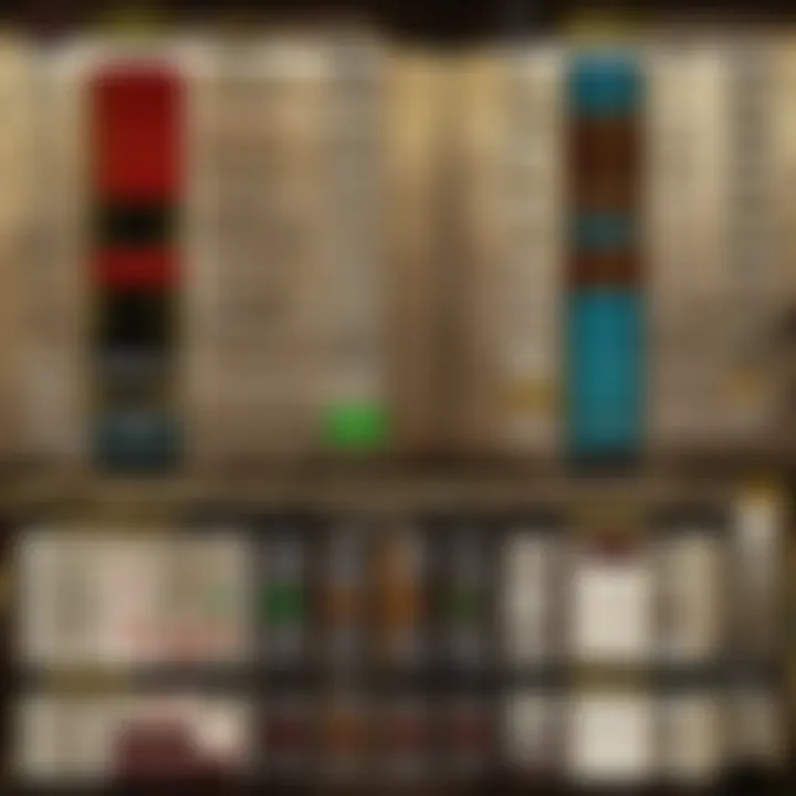 Illustration of various types of mining calculators available in the game