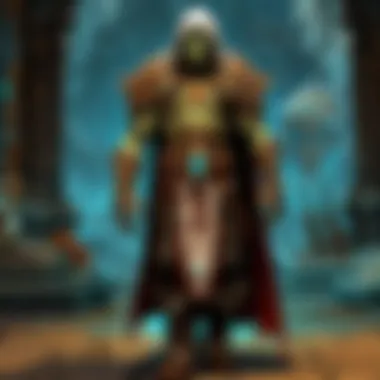 Player Interaction with Dead Reagent A player interacting with a dead reagent in a mystical environment