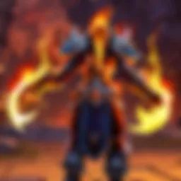 Visualization of Flame Patch effects in a raid scenario