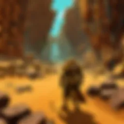 A vast landscape of Outland showcasing gold-rich areas